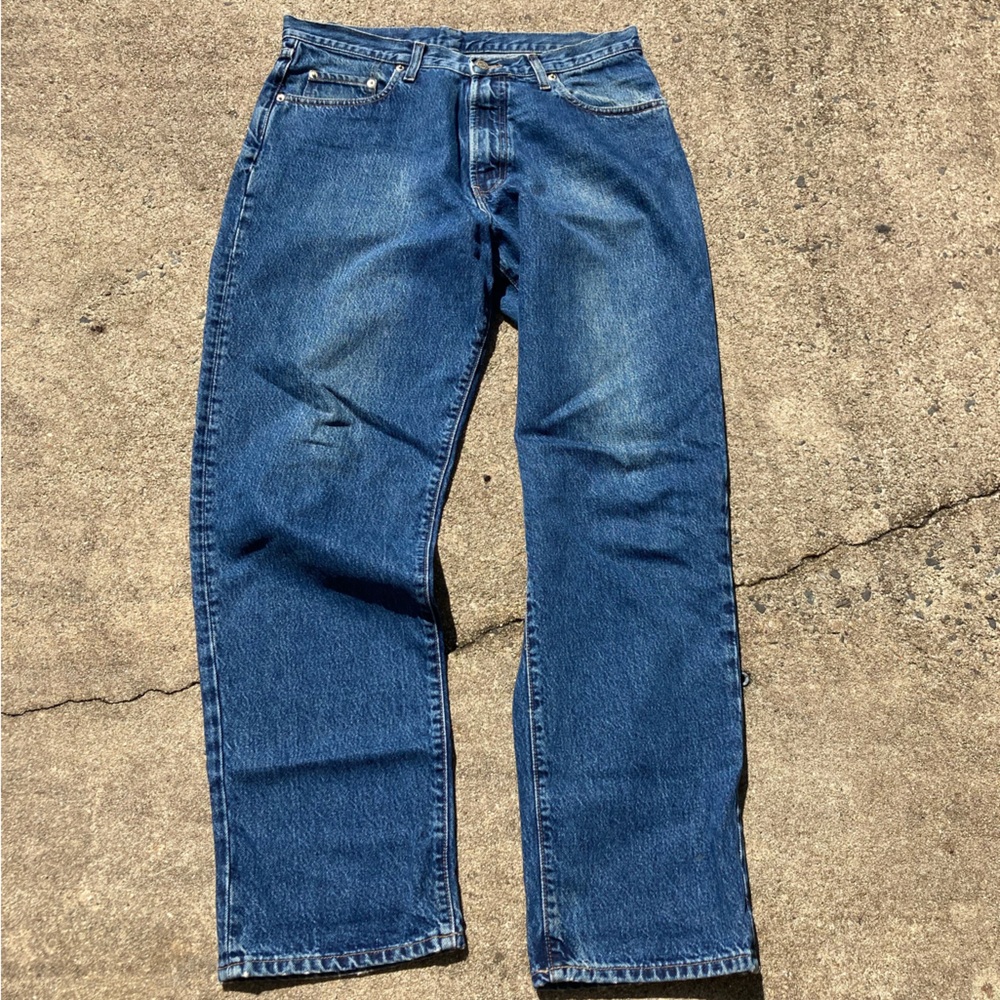 RRL Vintage Made in USA Straight Fit Japanese Denim Jean 33x31 Ralph Lauren Polo